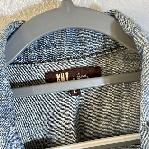 Kut from the kloth Blue Denim Jacket - Picture 6 of 13